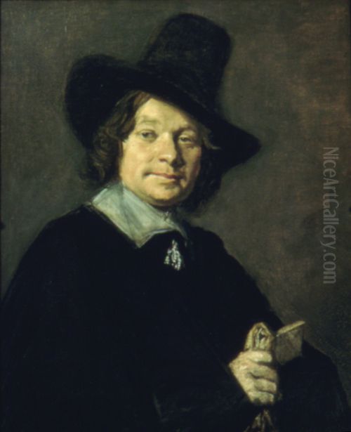 Portrait of a man Oil Painting by Frans Hals