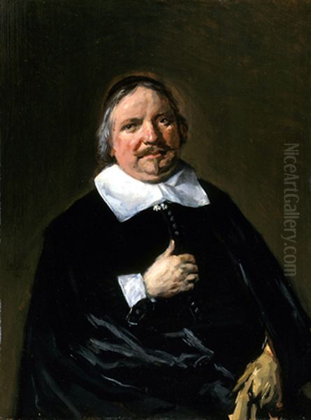 Cornelius Guldewagen, Burgermeister von Haarlem Oil Painting by Frans Hals
