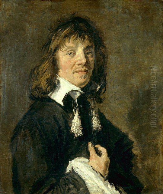 Portrait of a man Oil Painting by Frans Hals