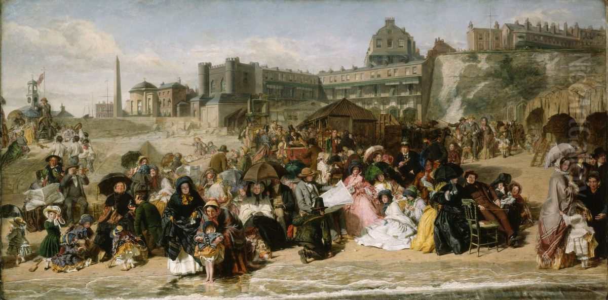 Ramsgate Sands Oil Painting by William Powell Frith