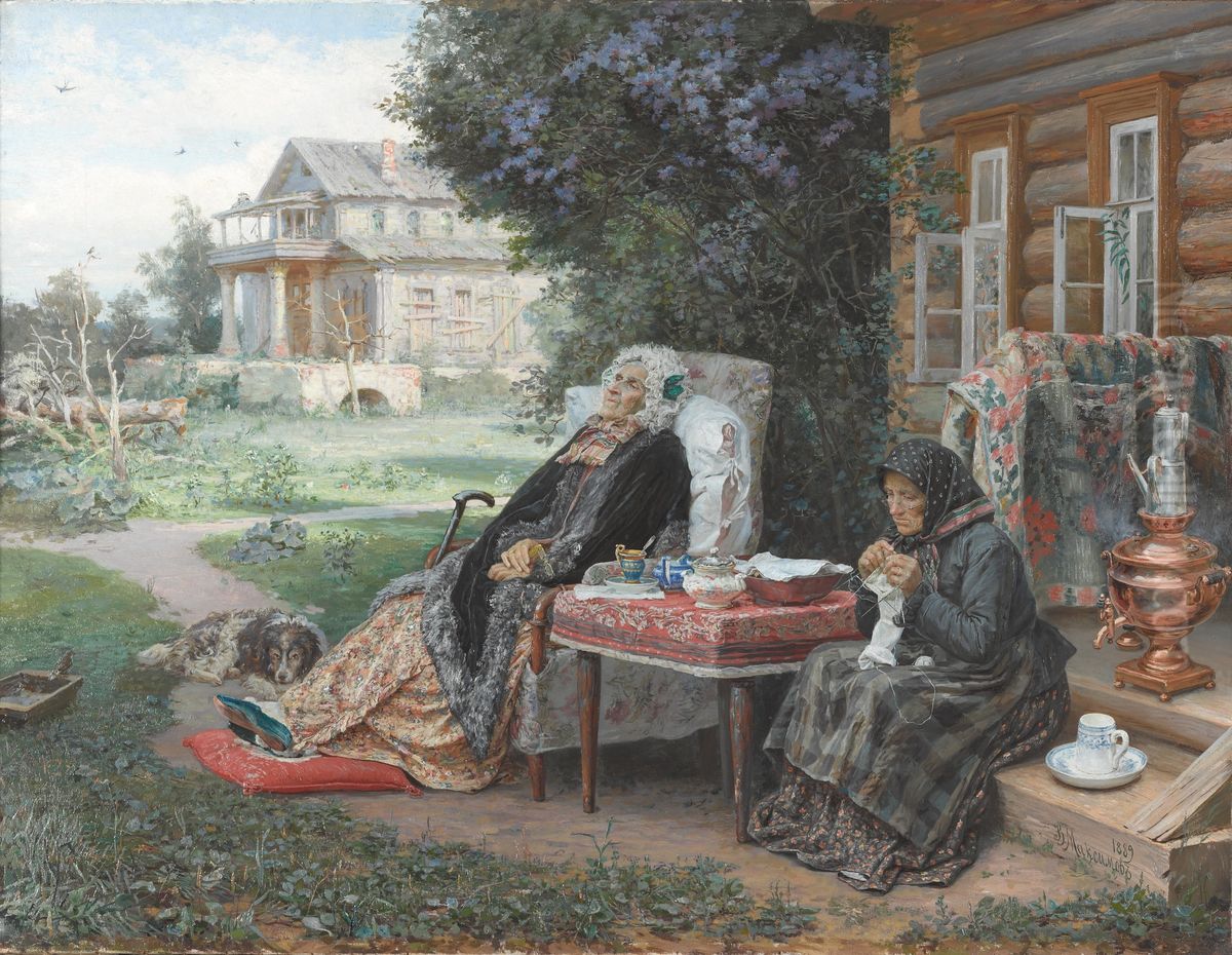 Everything is in the past Oil Painting by Vassily Maximov