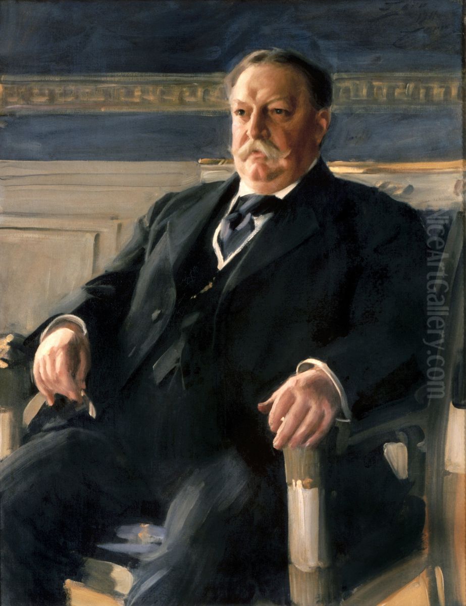 William Howard Taft Oil Painting by Anders Zorn