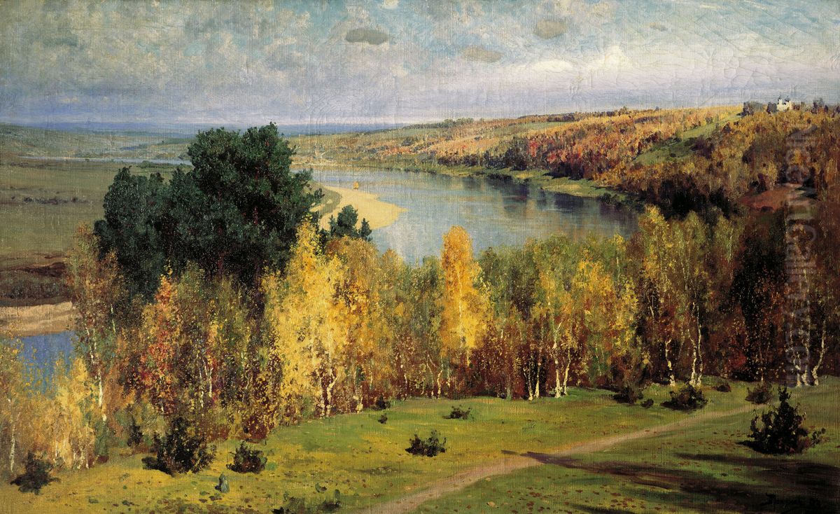 Golden Autumn Oil Painting by Vasily Polenov