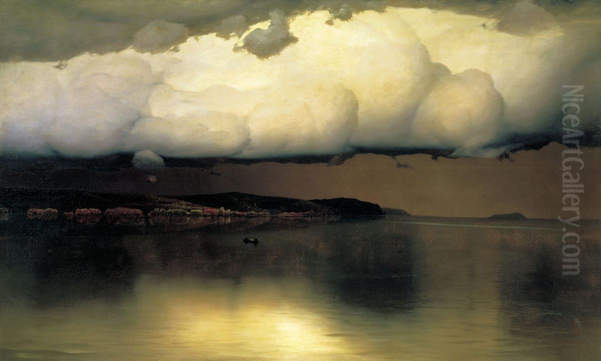 Became Silence Oil Painting by Nikolay Nikanorovich Dubovskoy