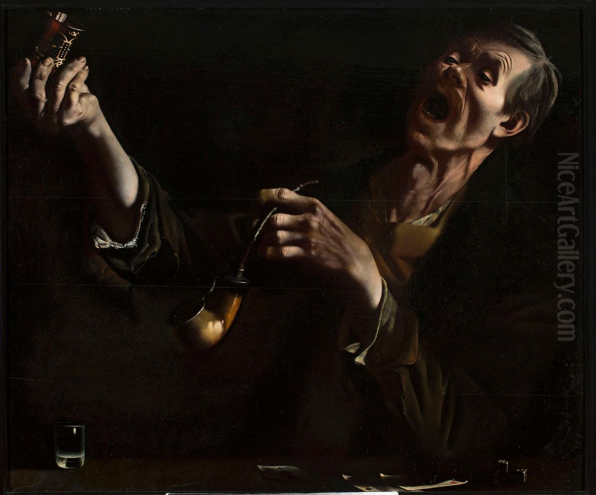 Pijak Oil Painting by Jan Gotard