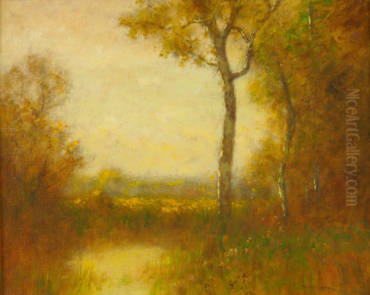 Autumn, Brandywine Valley, Pennsylvania Oil Painting by Bruce Crane