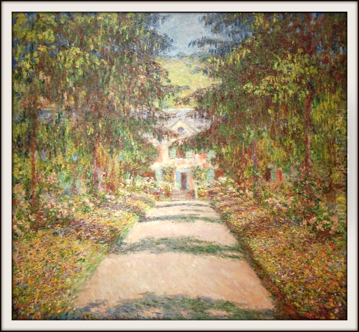 La grande allee a Giverny Oil Painting by Claude Oscar Monet