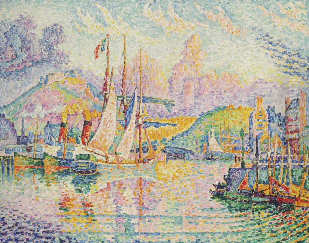 Cherbourg. Fort du Roule Oil Painting by Paul Signac