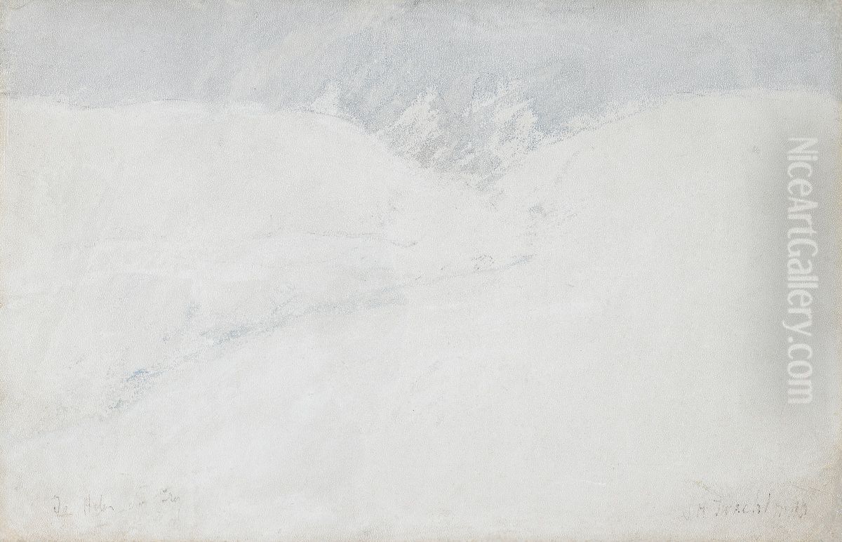 Horseneck Brook Oil Painting by John Henry Twachtman