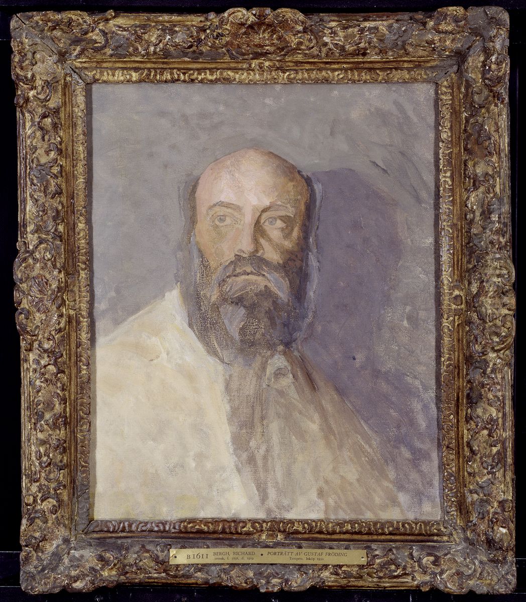 Gustav Froding Oil Painting by Richard Bergh