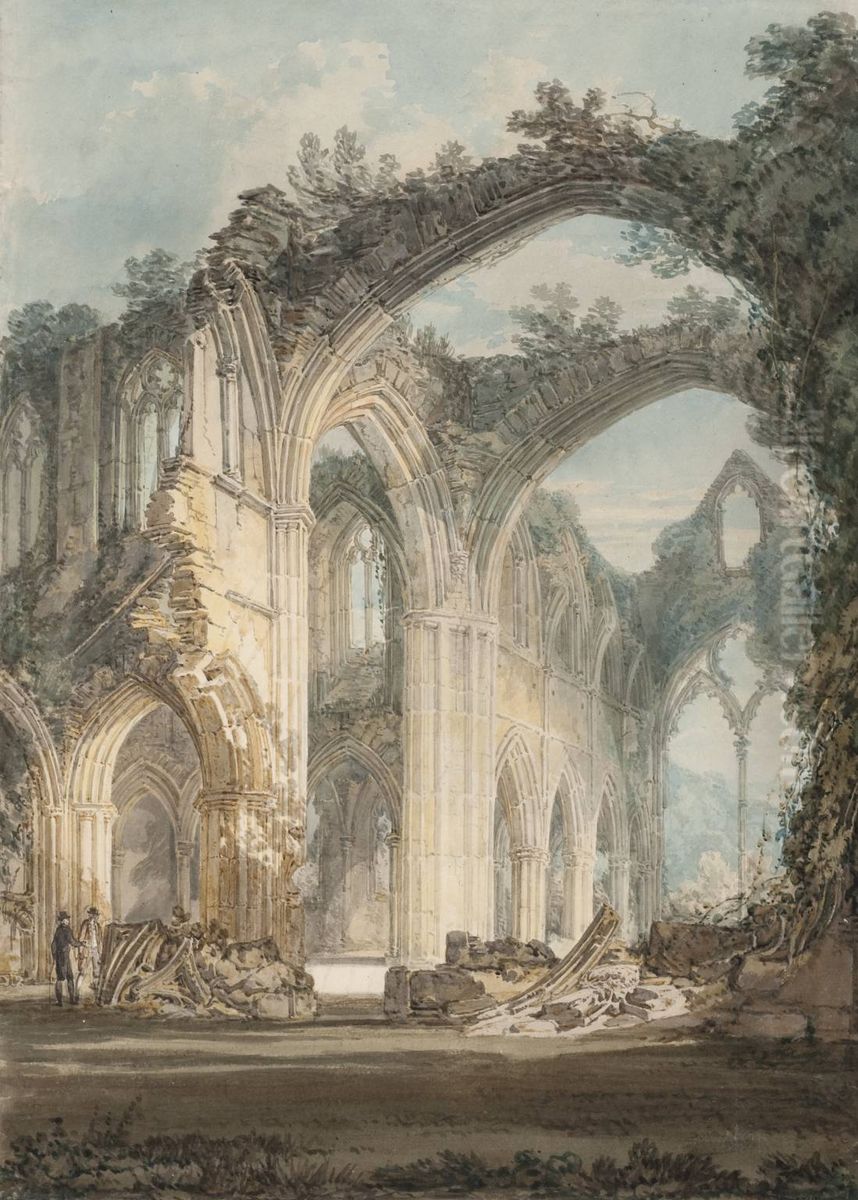 The Crossing and Chancel, Looking towards the East Window Oil Painting by J. M. W. Turner