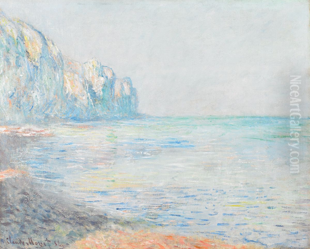 Foggy Morning at Pourville Oil Painting by Claude Oscar Monet