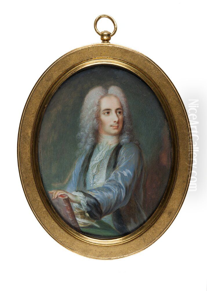 Portrait of Jacques Masse, the artist's brother Oil Painting by Jean-Baptiste Masse