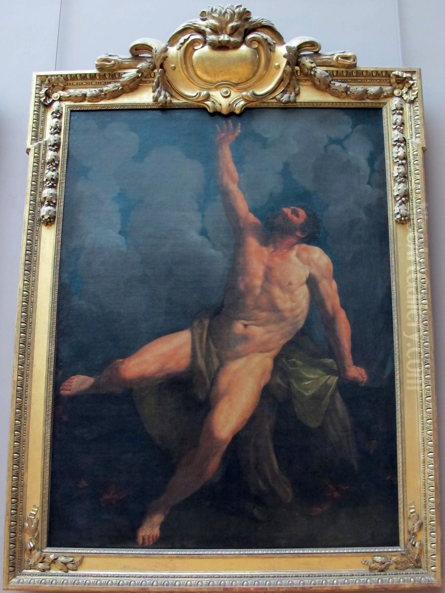 Hercules on the Pyre Oil Painting by Guido Reni