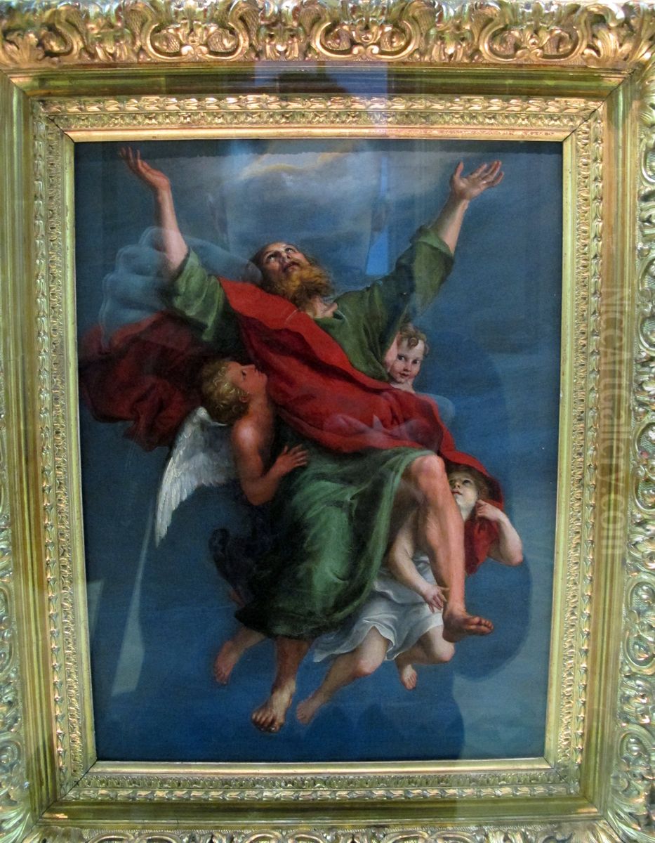 The Rapture of St. Paul Oil Painting by Domenico Zampieri (Domenichino)