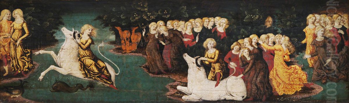 L'Enlevement d'Europe Oil Painting by Liberale Da Verona