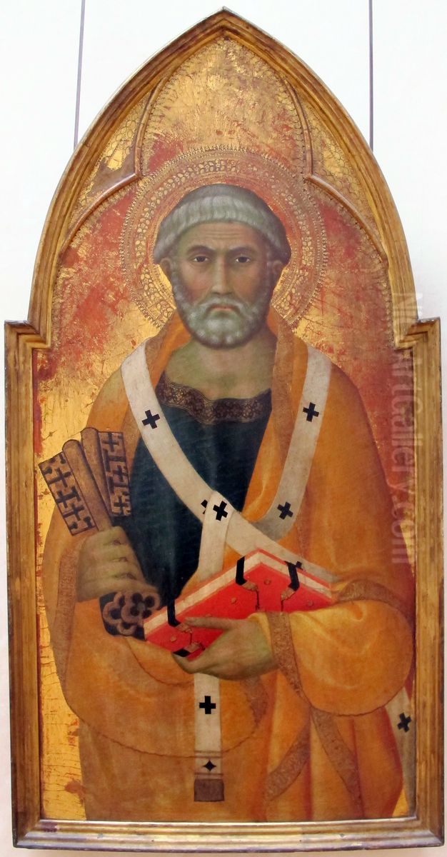 St. Peter Oil Painting by Lippo Memmi