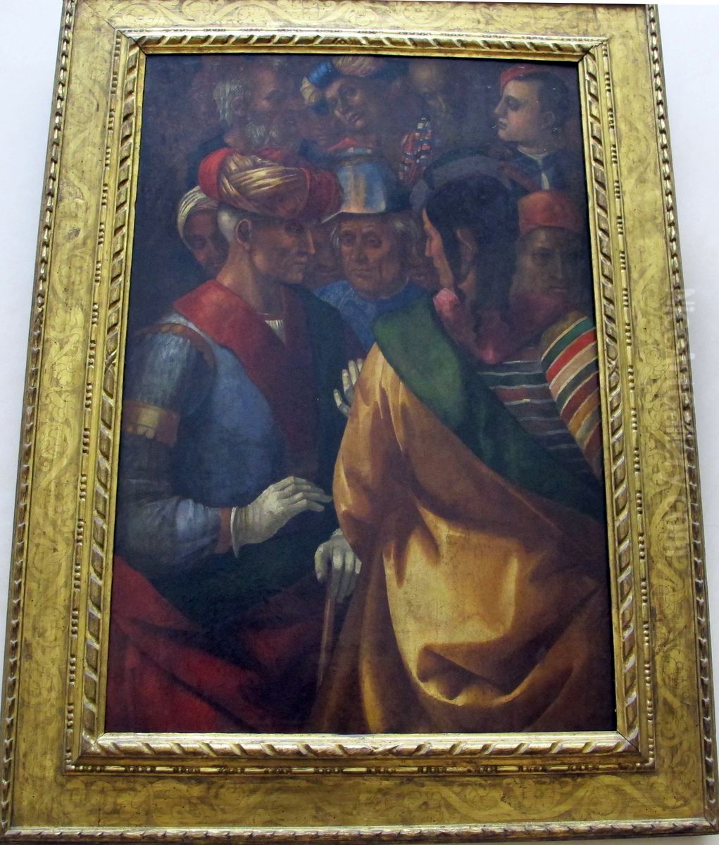 Fifteen Characters Oil Painting by Luca Signorelli