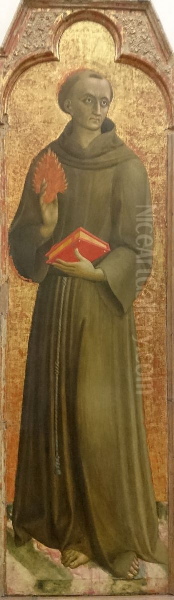 St. Anthony of Padua Oil Painting by Stefano di Giovanni