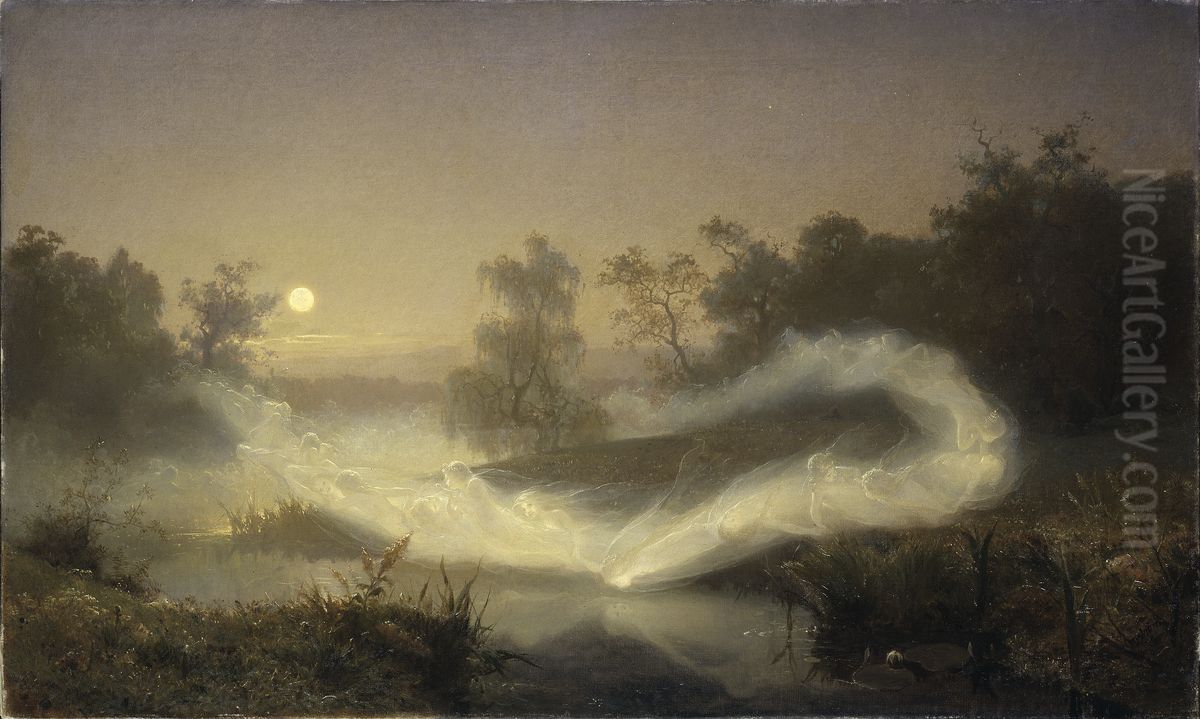 Alvalek Oil Painting by August Malmstrom