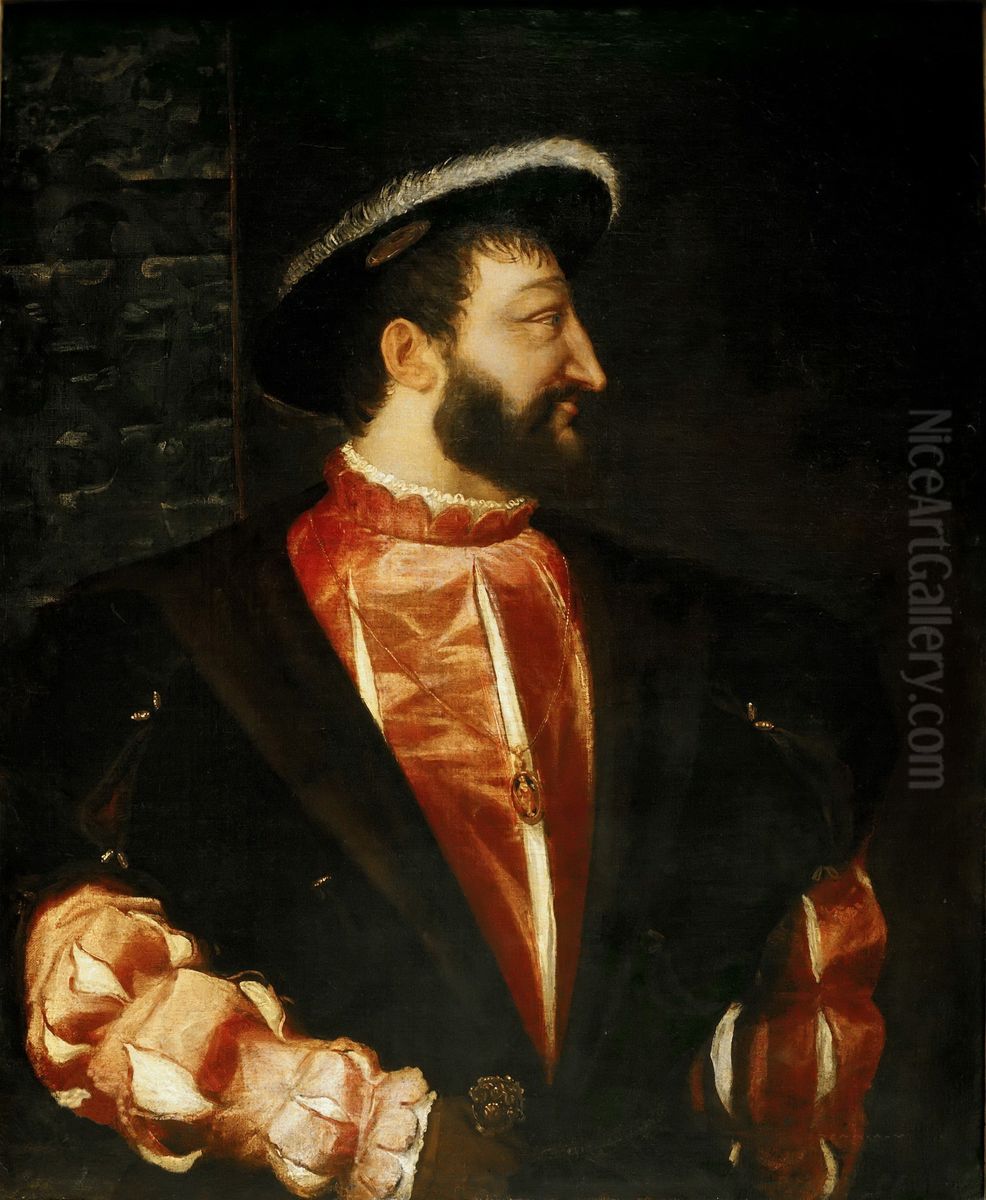 Portrait of Francis I Oil Painting by Titian