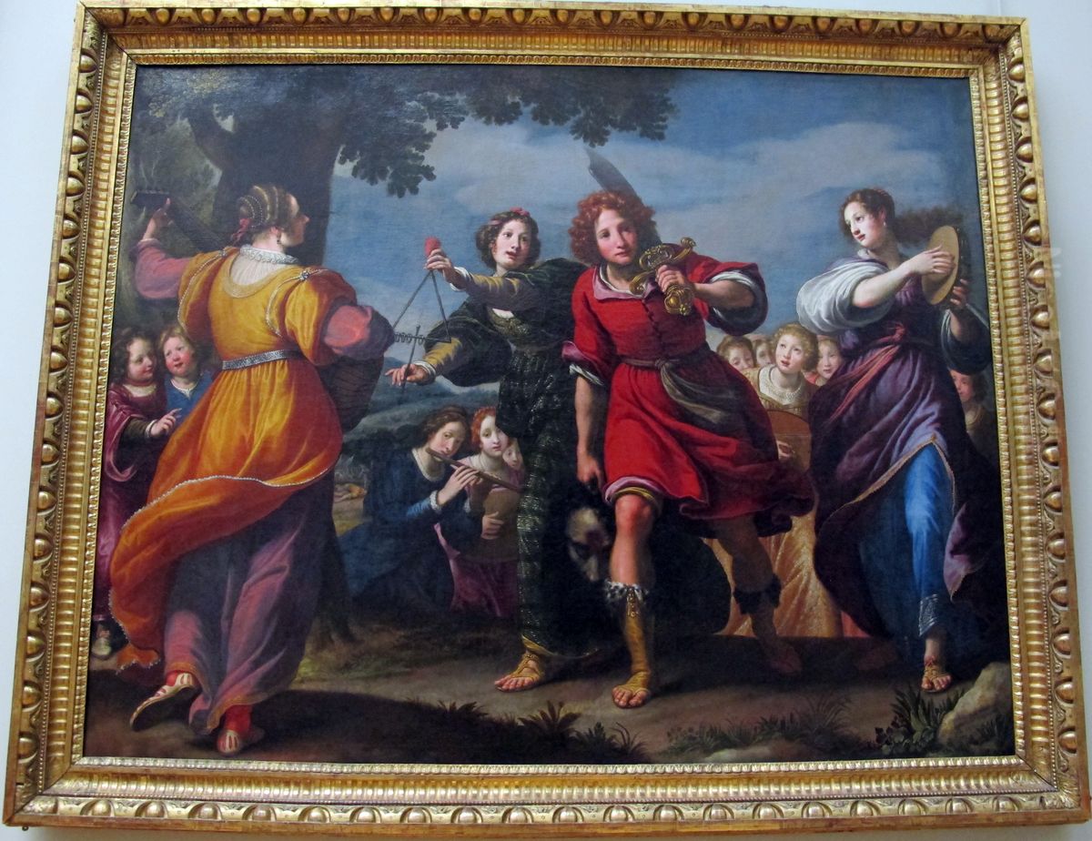 Le Triomphe de David Oil Painting by Matteo Rosselli