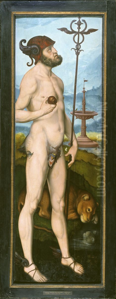Mercury Oil Painting by Hans Baldung Grien