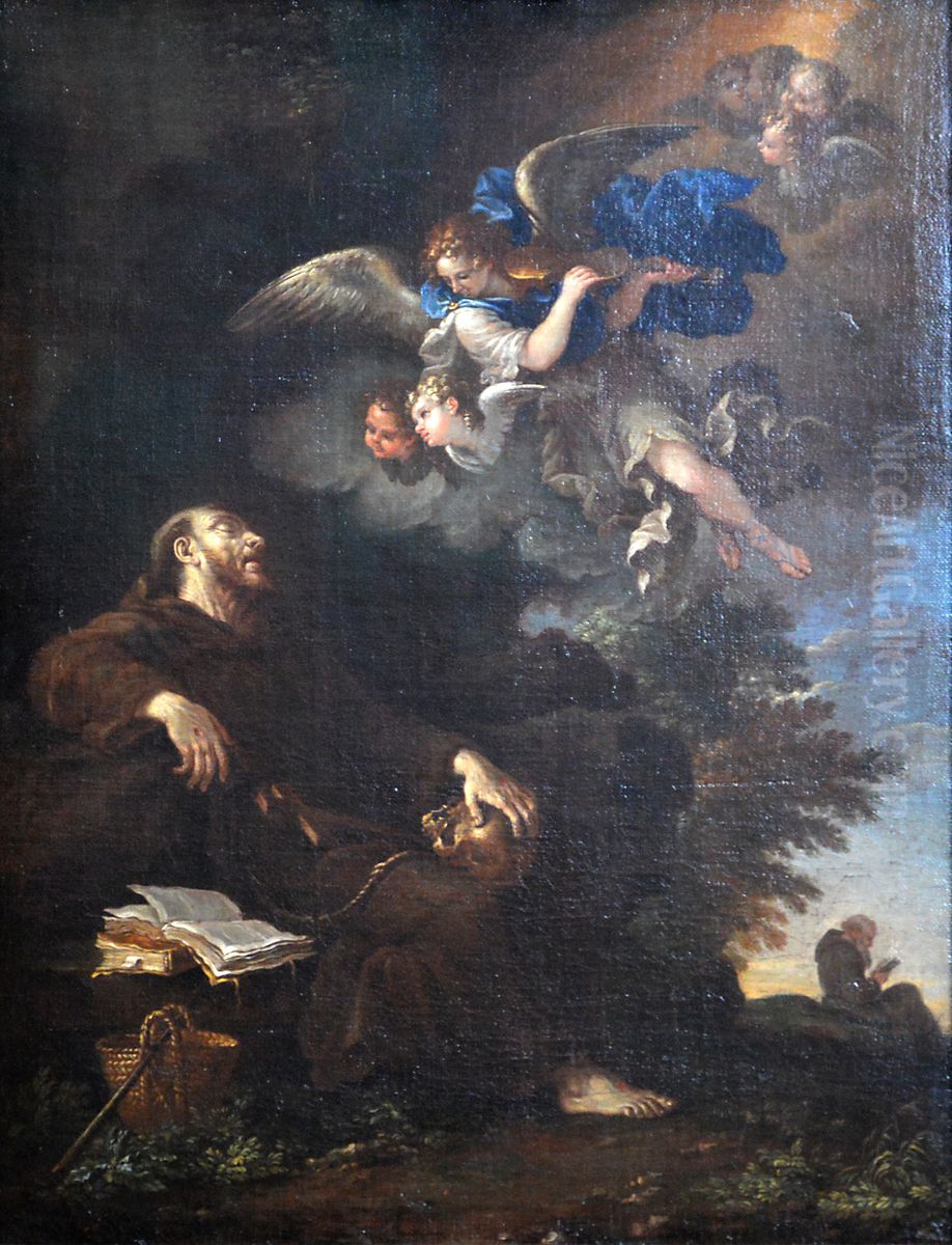 Saint Francois en extase Oil Painting by unknown