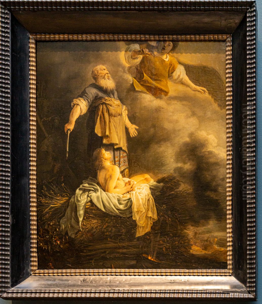 The Sacrifice of Isaac Oil Painting by Salomon de Bray