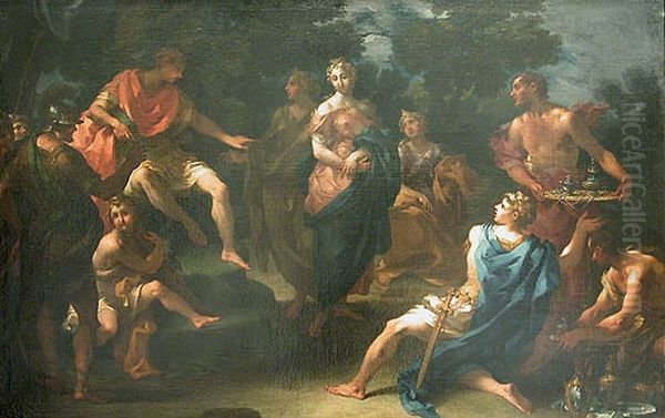 La Continence de Scipion Oil Painting by Michele Rocca