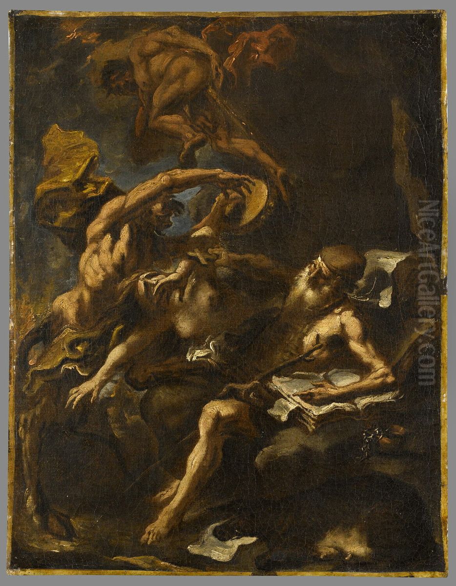 The Temptation of St. Anthony Oil Painting by Sebastiano Ricci