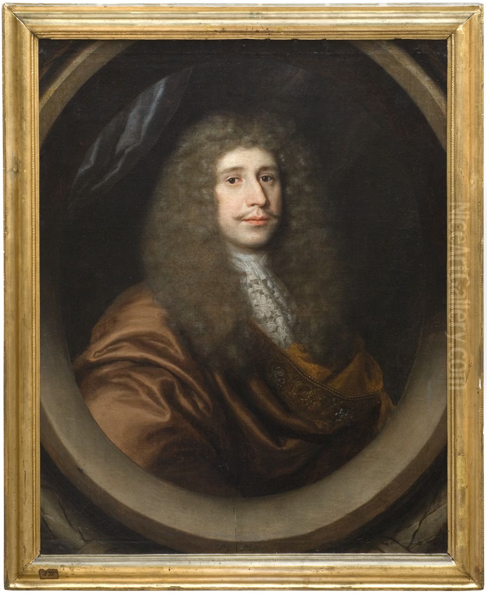 Kopmannen Pieter von Breda (1638-1717) Oil Painting by Martin Mytens