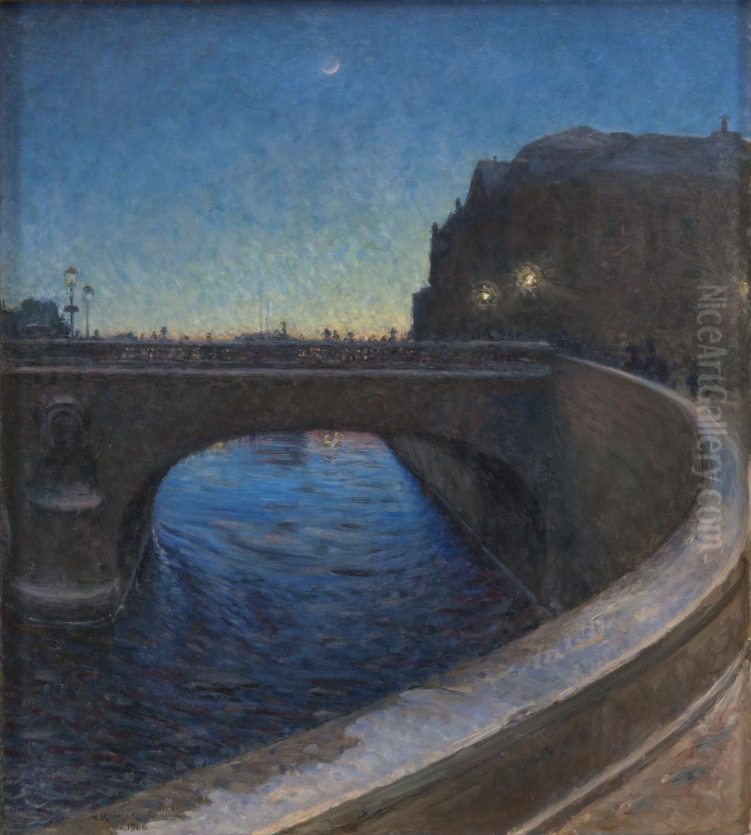 Marsafton Oil Painting by Nils Kreuger