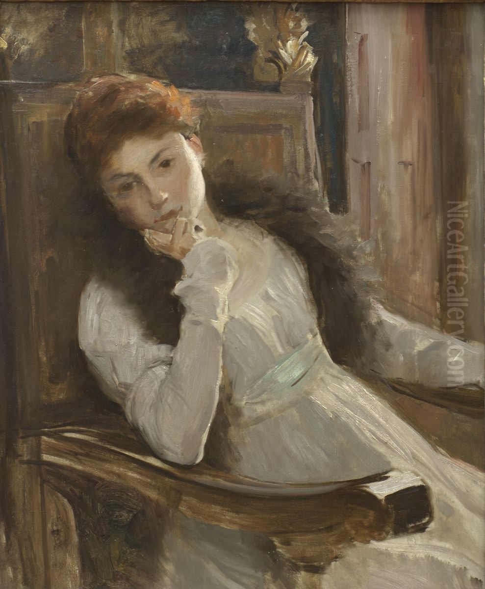Mademoiselle Pourtales Oil Painting by Hugo Salmson