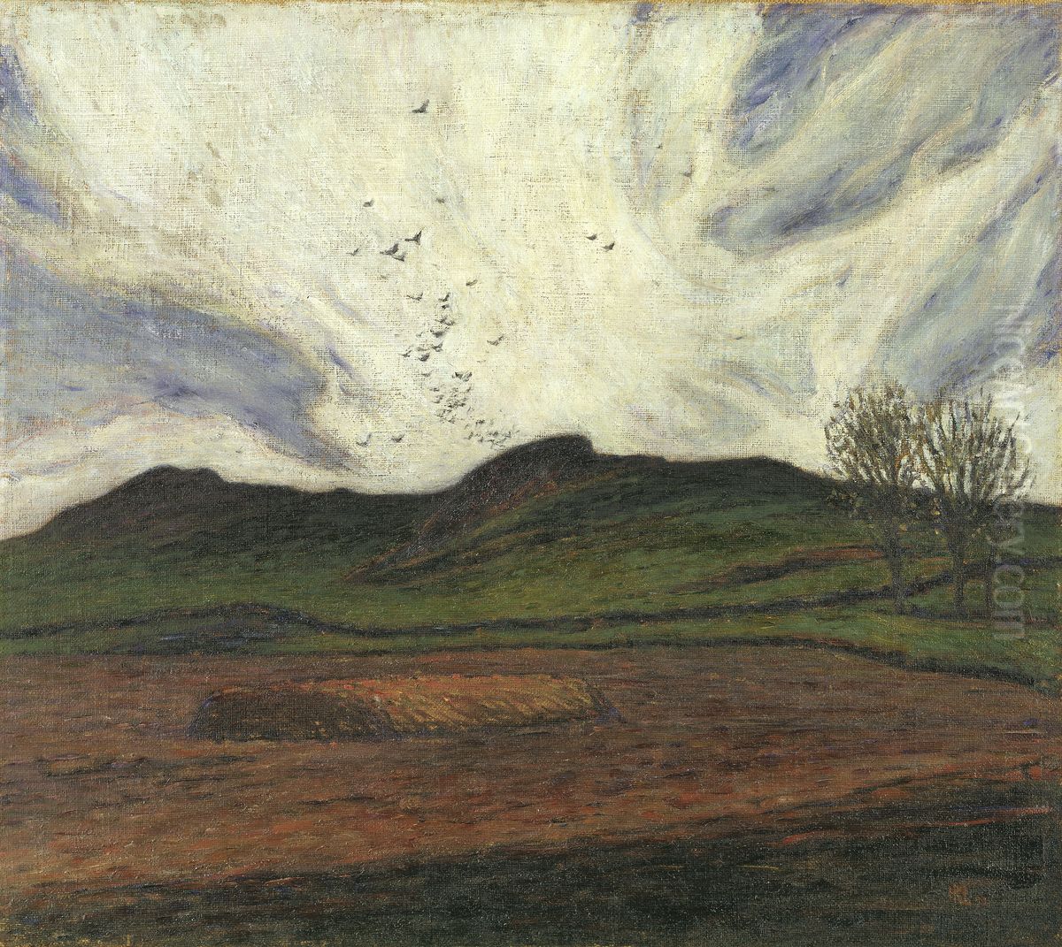 Ovadersmoln Oil Painting by Karl Nordstrom