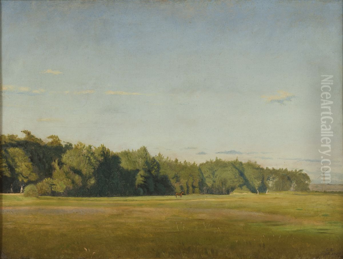 Landscape Oil Painting by Christen Dalsgaard