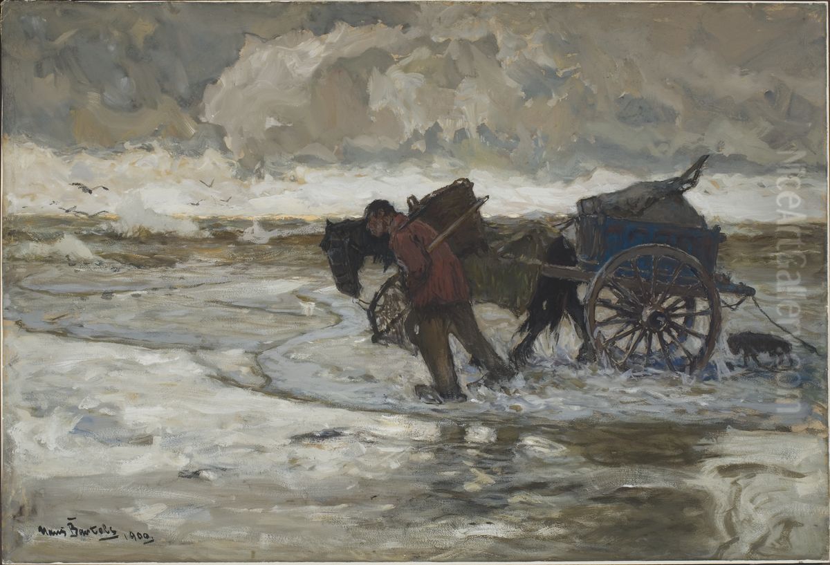 At the Dunes Oil Painting by Hans Von Bartels