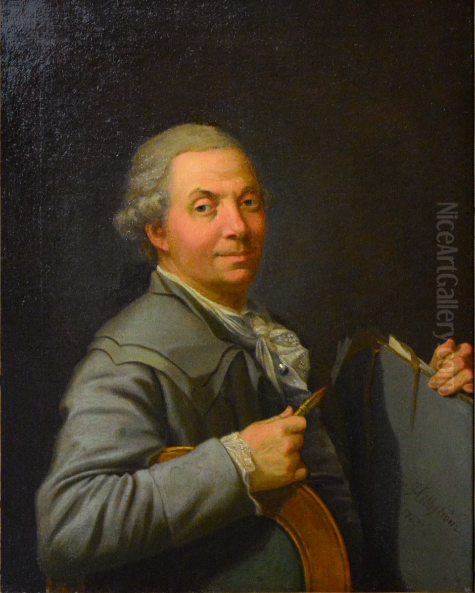 Sjalvportratt, Pehr Hillestrom Oil Painting by Pehr Hillestrom