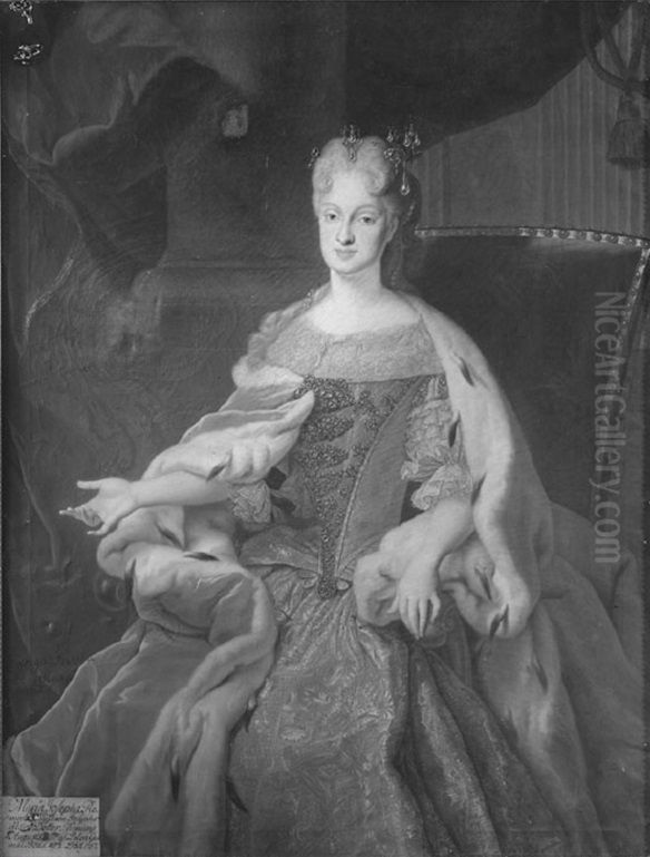 Portrait ofMaria Josepha of Austria(1699-1757) Oil Painting by Louis de Silvestre