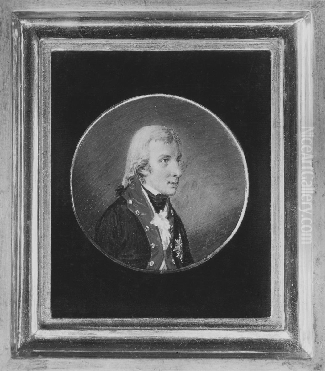 Gustaf Fredrik Gyllenborg, 1731-1808 Oil Painting by Gustaf Lundberg