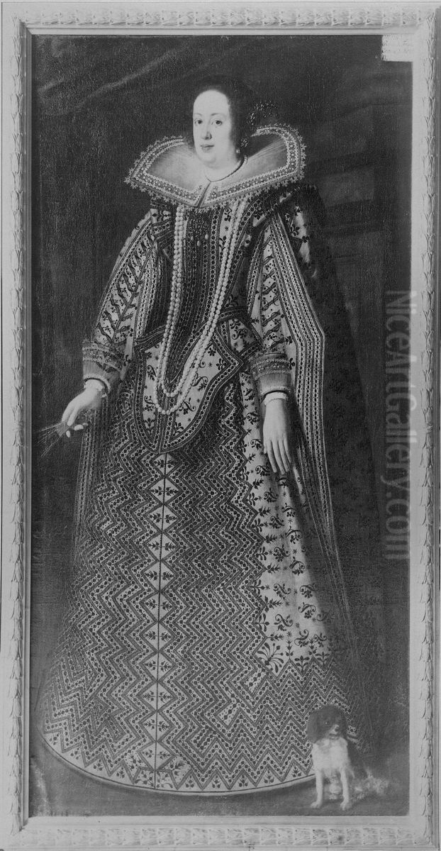 Claudia de'Medici? (1604-1648), Princess of Tuscany Oil Painting by Justus Sustermans