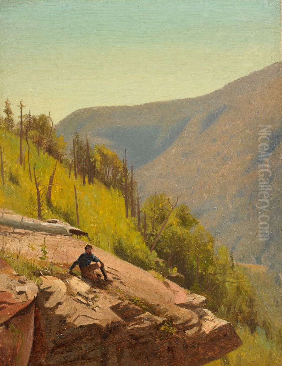 Summer Hills, Kauterskill Clove Oil Painting by Jervis McEntee