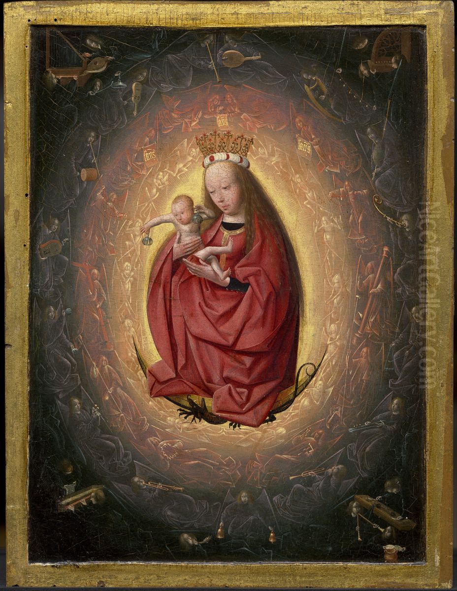 De verheerlijking van Maria Oil Painting by Geertgen tot Sint Jans