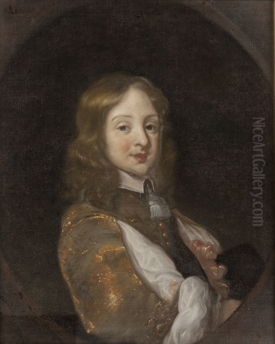 August Fredrik, 1646-1705, hertig av Holstein-Gottorp Oil Painting by Jurgen Ovens