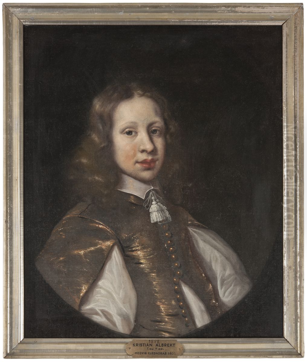 Kristian Albrekt, 1641-1694, hertig av Holstein-Gottorp Oil Painting by Jurgen Ovens