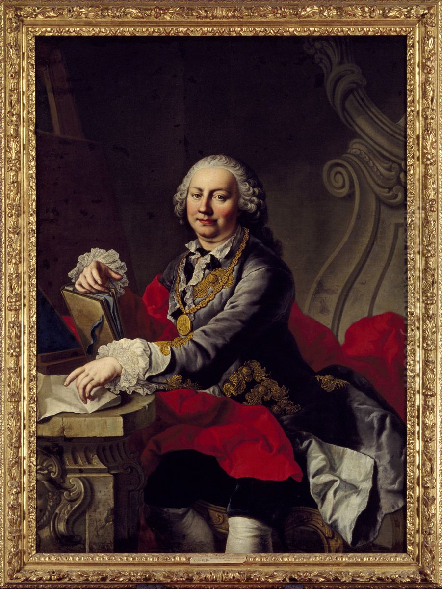 Selfportrait Oil Painting by Martin Van Meytens