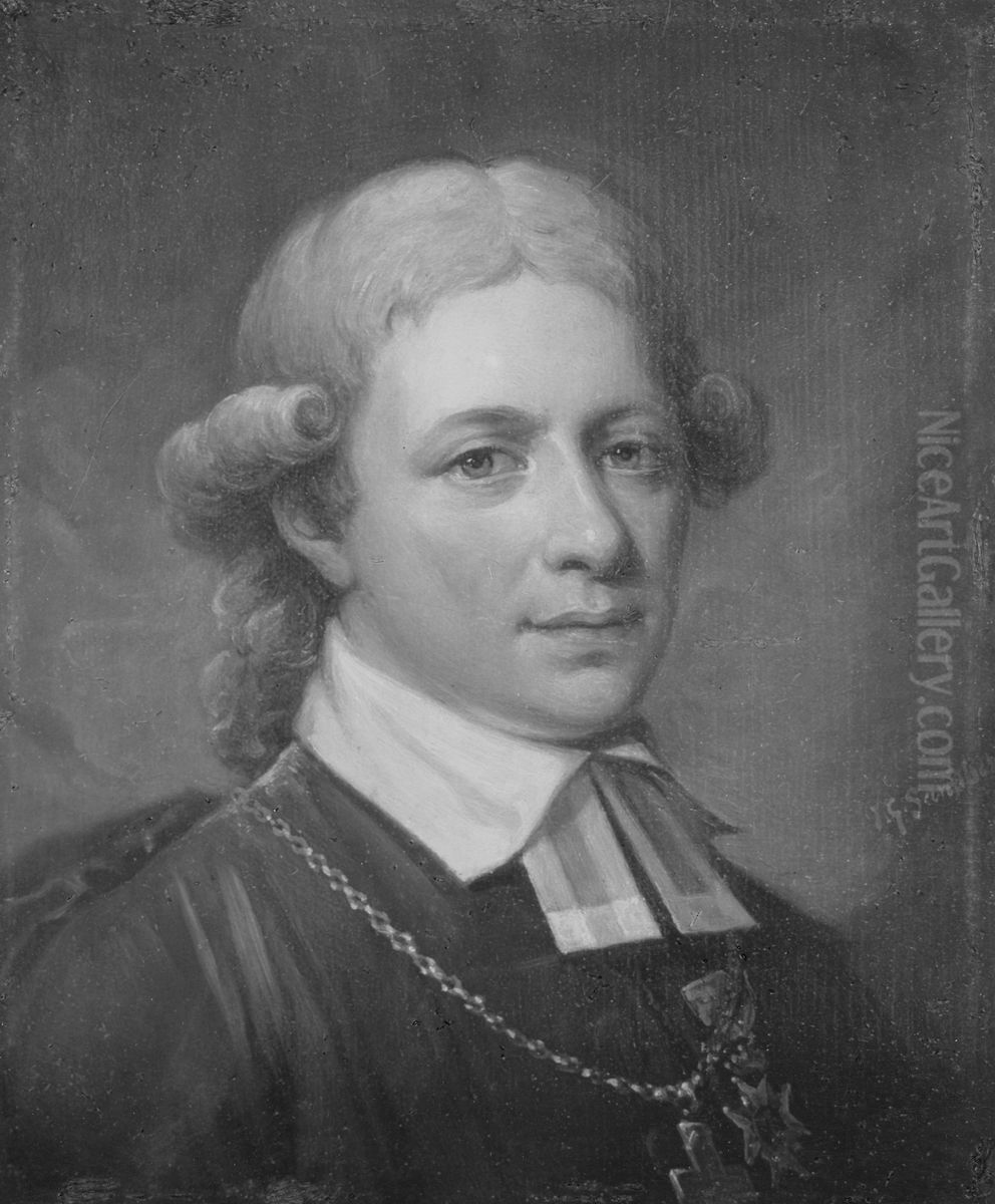 Magnus Lehnberg, 1758-1808 Oil Painting by Johan Gustaf Sandberg