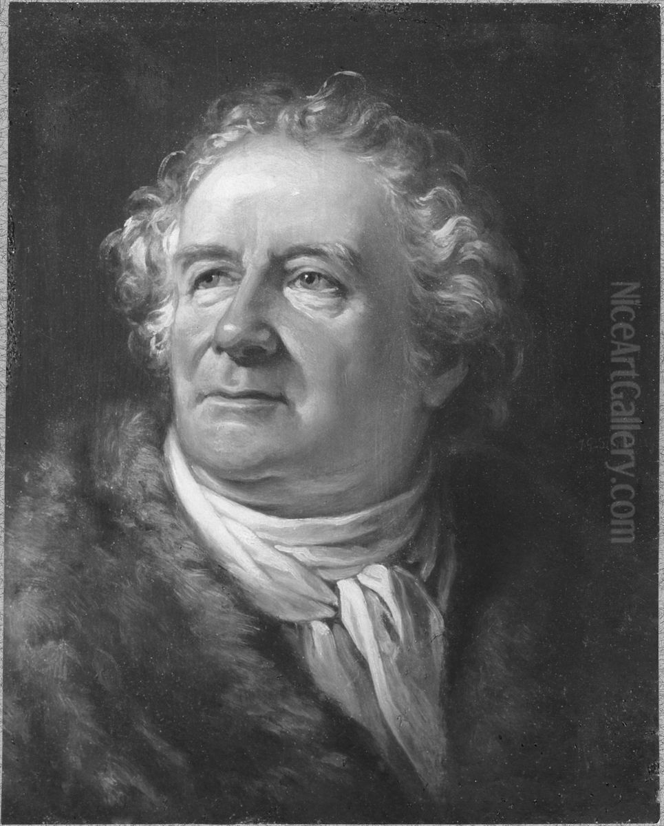 Kristoffer Kristian Karsten, 1756-1839 Oil Painting by Johan Gustaf Sandberg