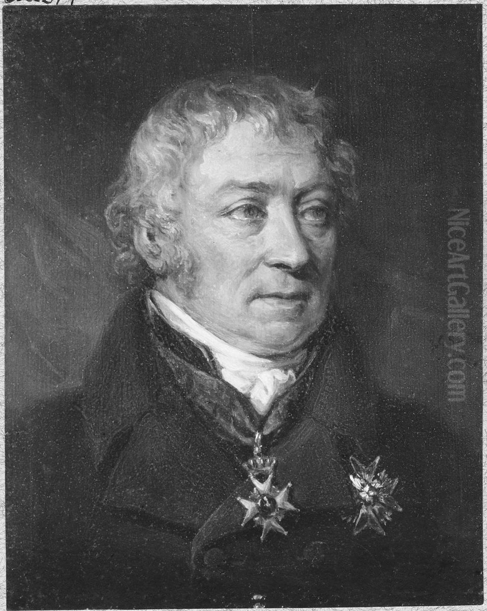 Karl Gustav af Leopold, 1756-1829 Oil Painting by Johan Gustaf Sandberg