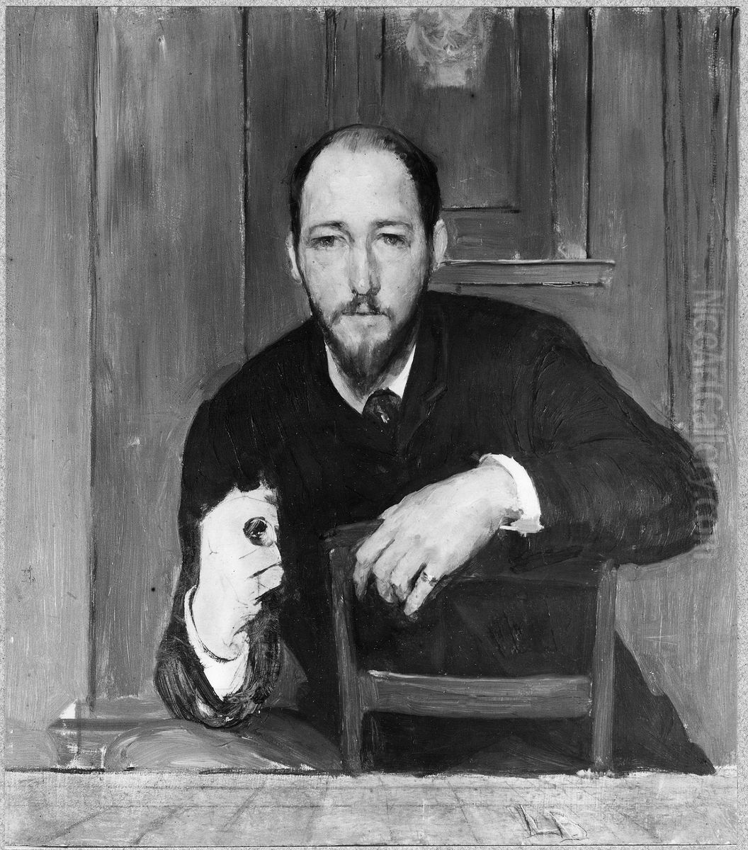 Robert Thegerstrom, 1857-1919 Oil Painting by Louise Catherine Breslau